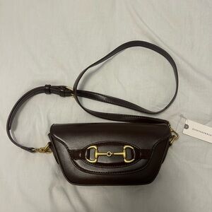 anthropology mini horsebit structured bag